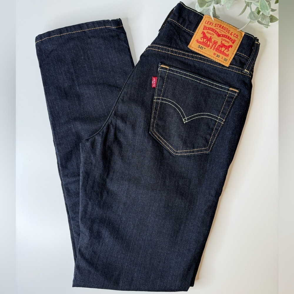 Levi's Men's 541 Indigo Straight Jeans 30x32 Classic Streetwear Cotton Timeless